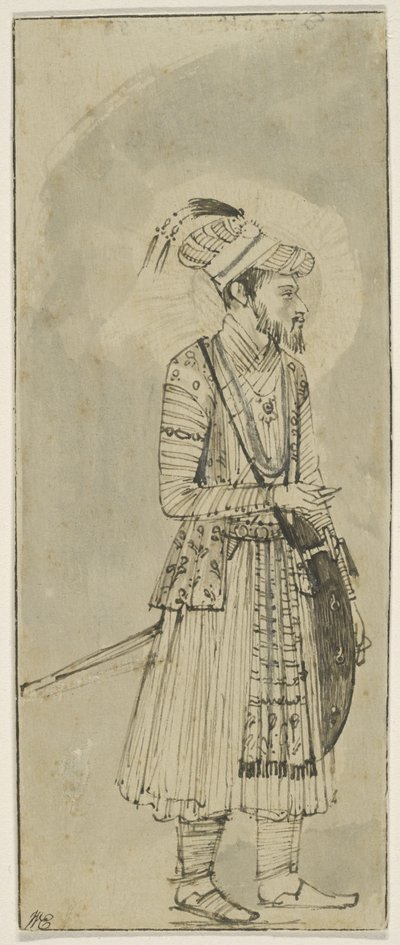 Copy of a Mughal Miniature by Rembrandt van Rijn
